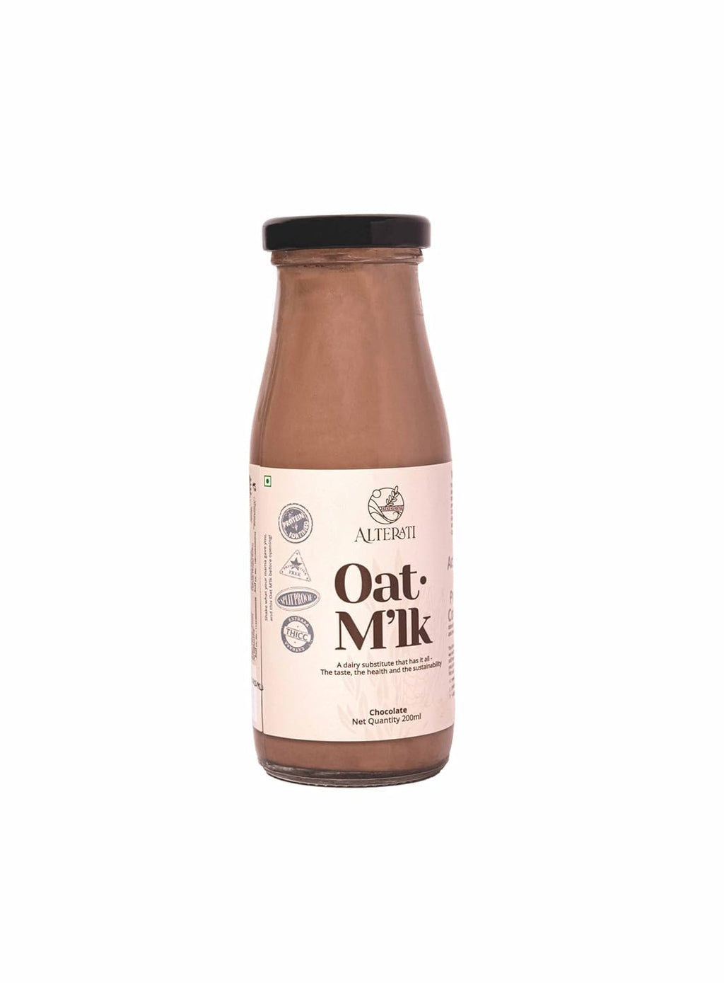 Alterati Oat Milk | Assorted Pack of Chocolate, Coffee & Hazelnut flavour | 600 ml (3 Bottles, 200ml each)