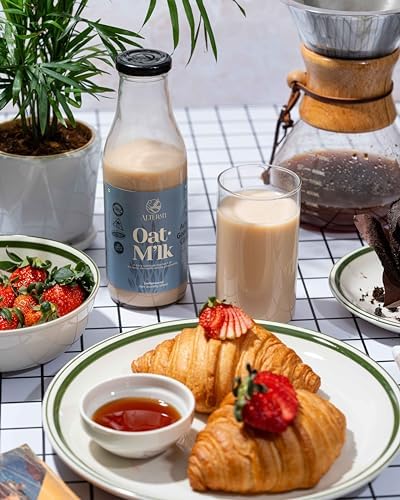 Alterati Unflavored High Protein Oat Milk – 500 ml | Vegan, Smooth, Unsweetened & Naturally Creamy | Low-Calorie, Soya-Free, Lactose-Free | No Added Sugar or Preservatives