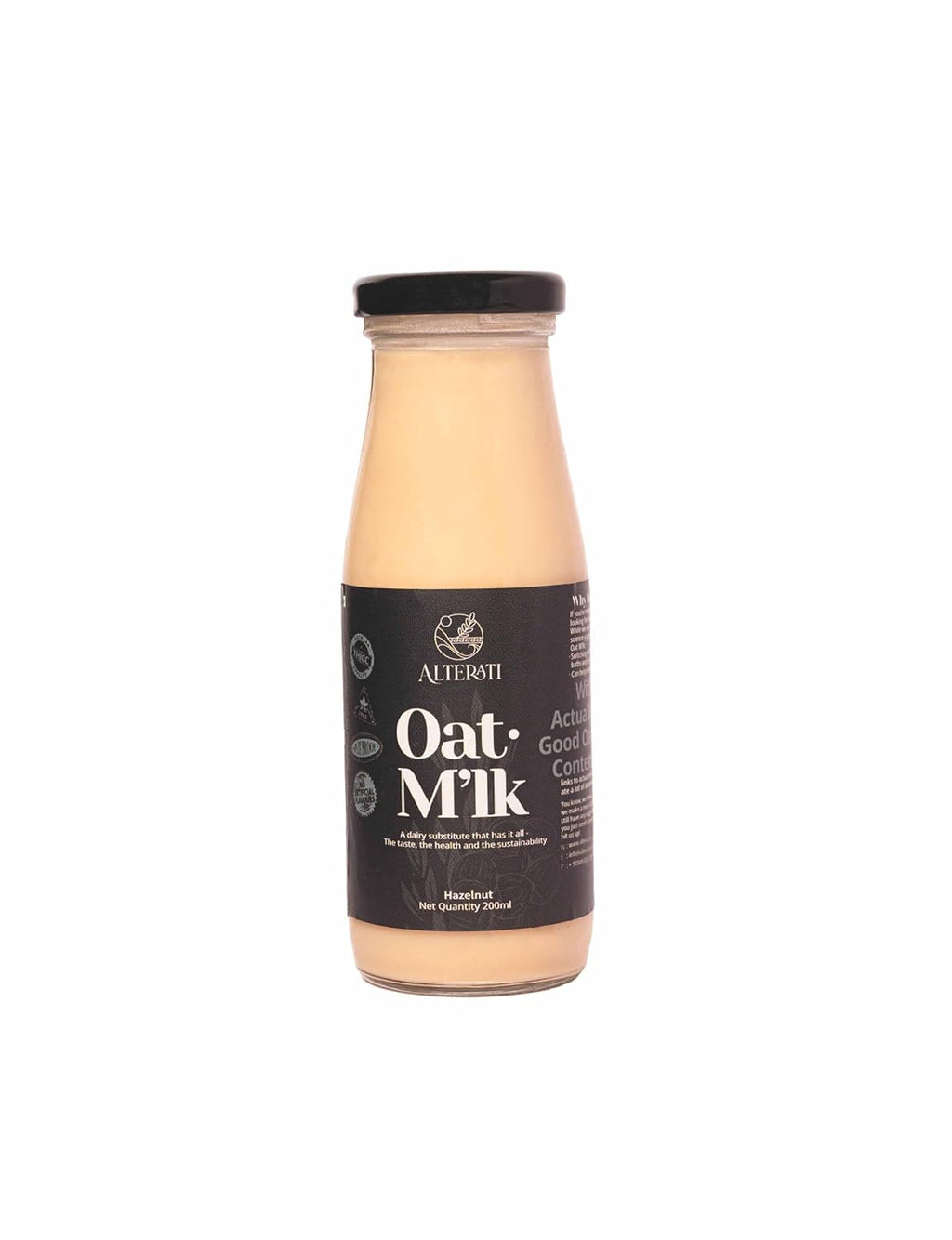 Alterati Oat Milk | Assorted Pack of Chocolate, Coffee & Hazelnut flavour | 600 ml (3 Bottles, 200ml each)