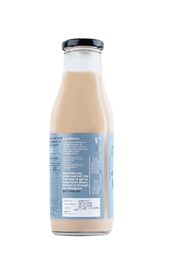 Alterati Unflavored High Protein Oat Milk – 500 ml | Vegan, Smooth, Unsweetened & Naturally Creamy | Low-Calorie, Soya-Free, Lactose-Free | No Added Sugar or Preservatives