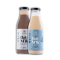 Alterati High Protein Vegan Oat Milk Combo - Chocolate & Unflavored |2 Bottles (500 ml Each)