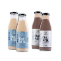 Alterati High Protein Vegan Oat Milk Combo - Chocolate & Unflavored |4 Bottles (500 ml Each) | Dairy-Free Beverage | No Added Sugar, No Preservatives, Extra Creamy & Low Calorie