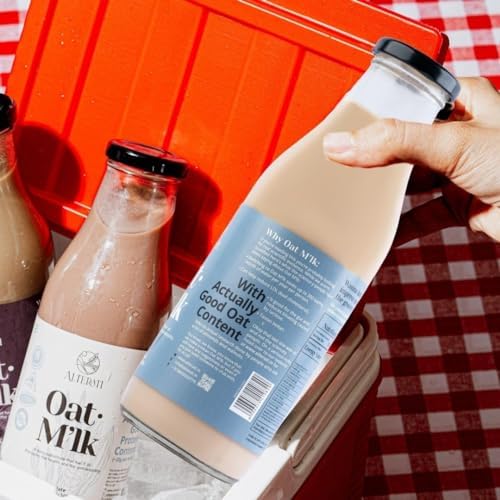 Alterati Unflavored High Protein Oat Milk – 500 ml | Vegan, Smooth, Unsweetened & Naturally Creamy | Low-Calorie, Soya-Free, Lactose-Free | No Added Sugar or Preservatives